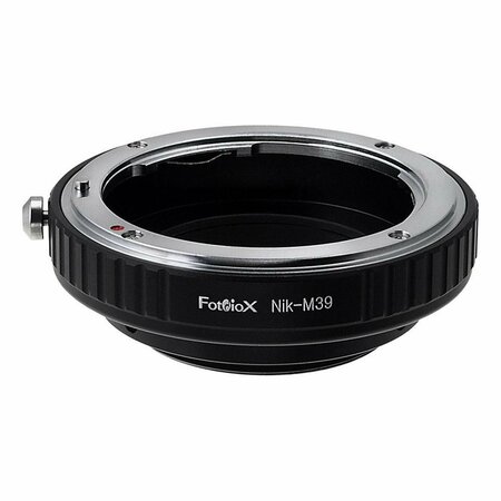 FOTODIOX Lens Mount Adapter - Nikon Nikkor F Mount D-SLR Lens To M39 Screw Mount System Camera Body NikF-M39